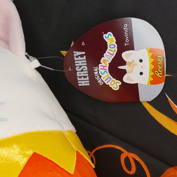 Squishmallow Hershey Reese's Tovinda Unicorn Kitty Plush Halloween Toy NWT - Picture 4 of 8
